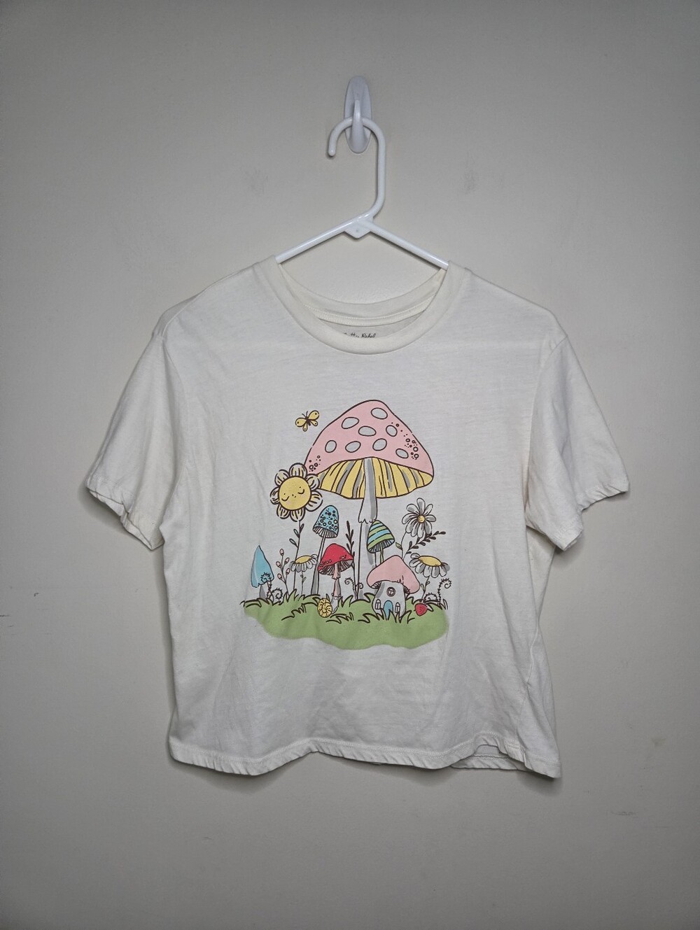 Women's Pretty Rebel Mushroom Print T-shirt Sz Medium - Picture 6 of 6